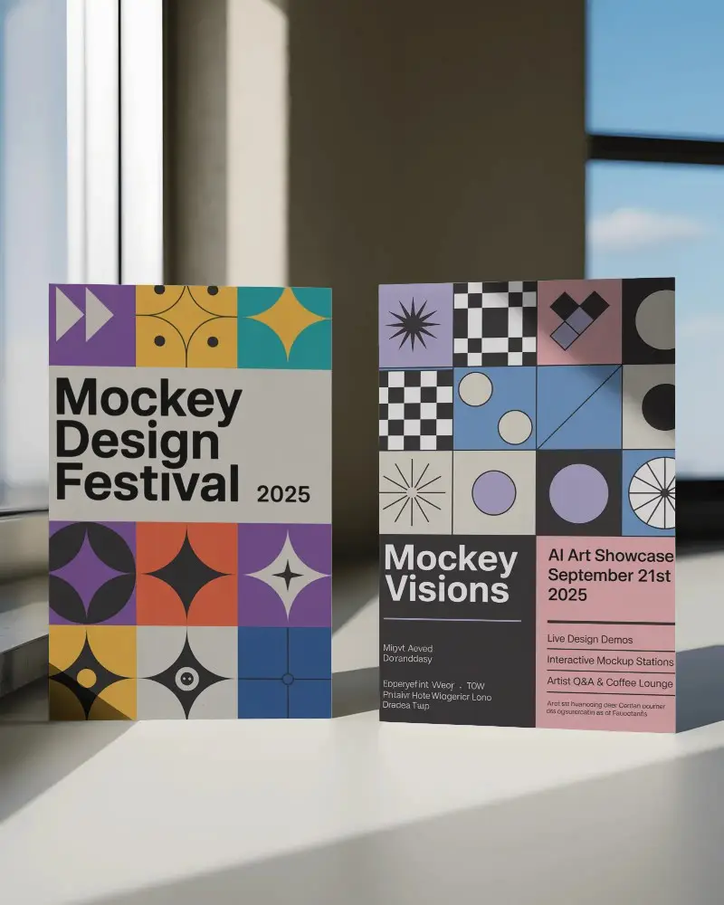 vertical-flyer-mockup-standing-on-surface-near-window-with-natural-light-shadows