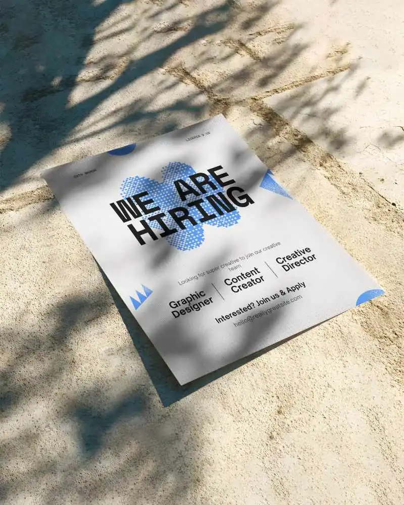 blank-vertical-flyer-mockup-on-rough-textured-ground-with-natural-shadow-overlay