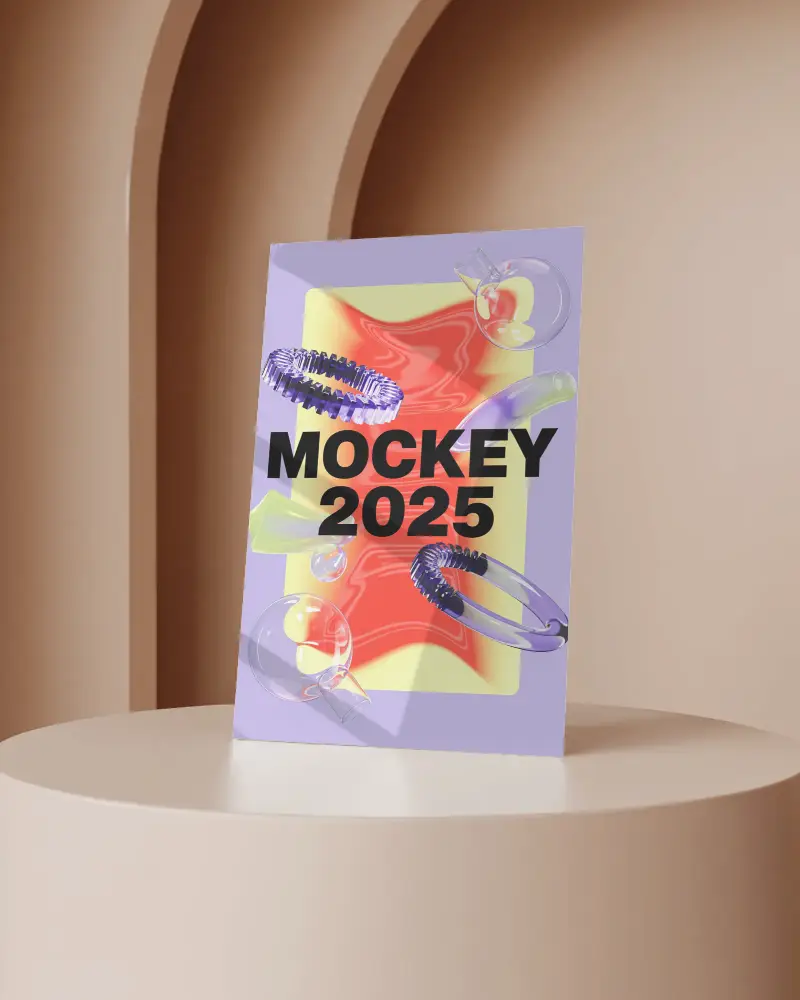 sunlit-arch-podium-flyer-mockup-standing-upright-with-sharp-shadow-lines-on-soft-beige
