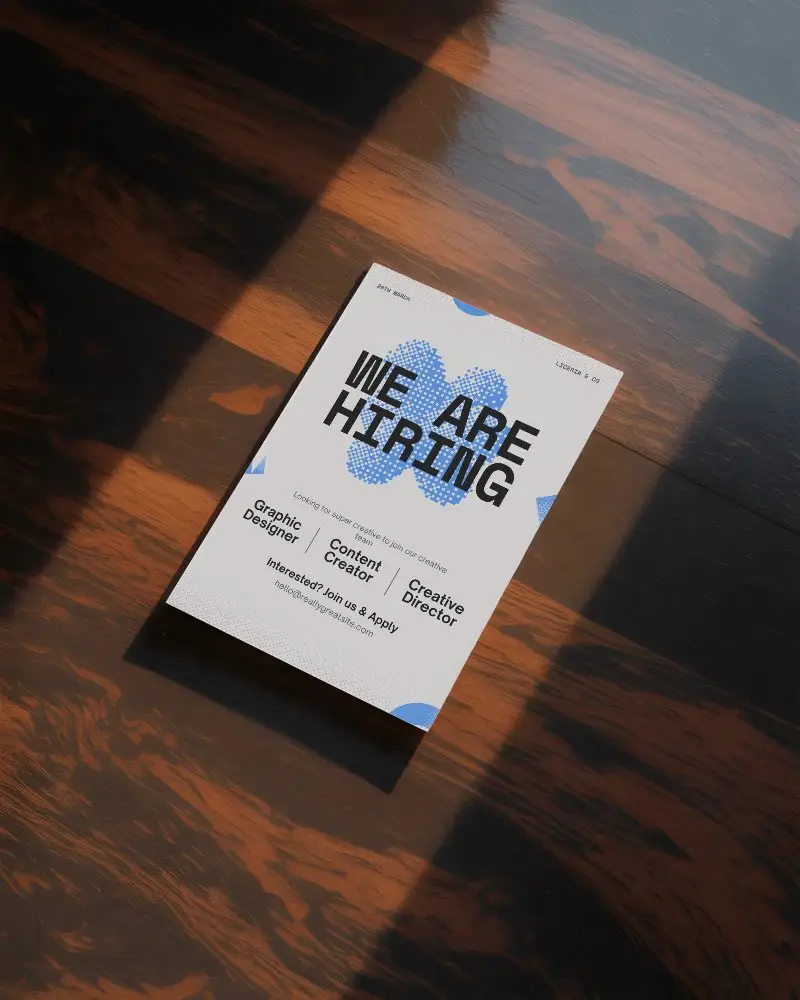 minimalist-flyer-mockup-on-wood-textured-surface-with-dramatic-light-and-shadow-effect