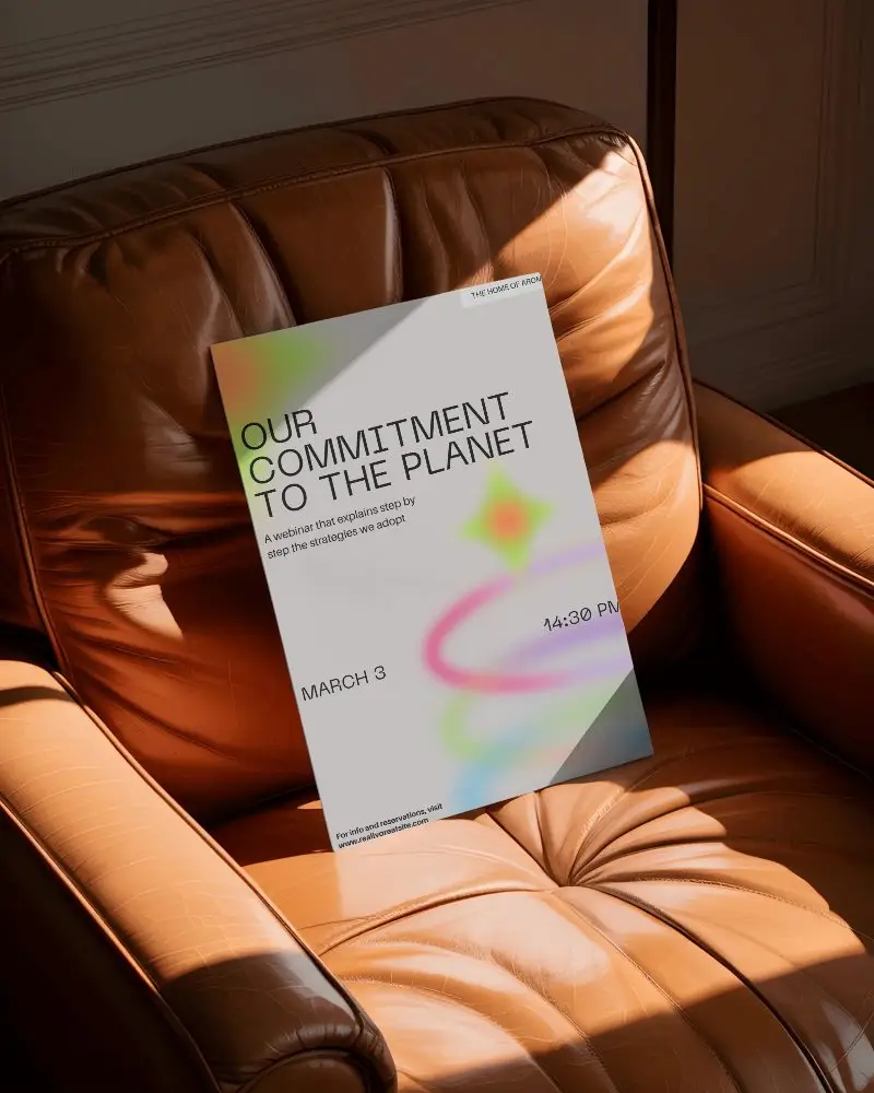 minimalistic-flyer-mockup-on-leather-chair-perfect-for-corporate-business-promotional-materials