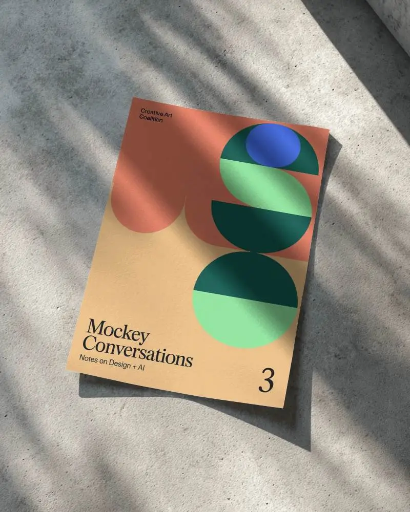 Sleek Minimalist Flyer Mockup On Textured Surface With Subtle Shadow Effects