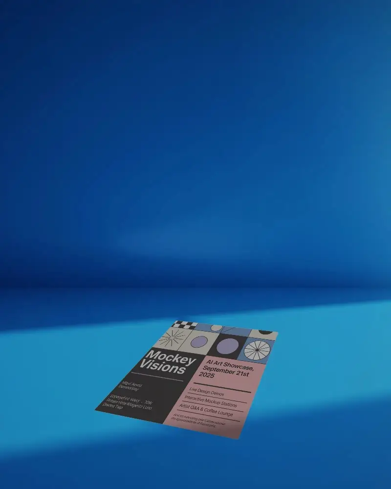 Modern Minimalist Flyer Mockup For Professional Marketing And Advertising Promotion Ideas