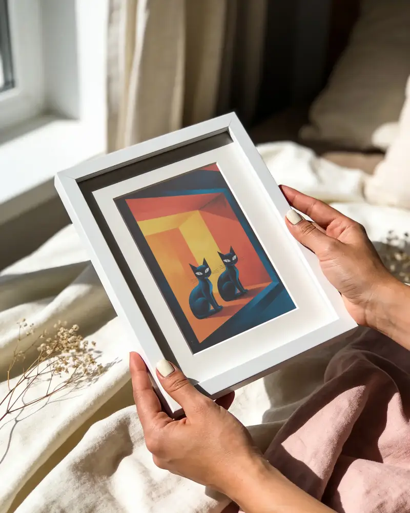 Modern Photo Frame Mockup For Wall Art Decor And Gallery Display With Elegant Simple Design