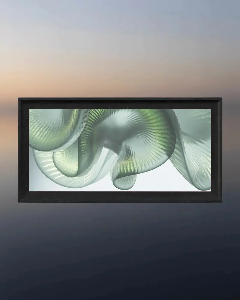 Sleek Modern Horizontal Frame Mockup For Professional Artwork Display And Creative Projects