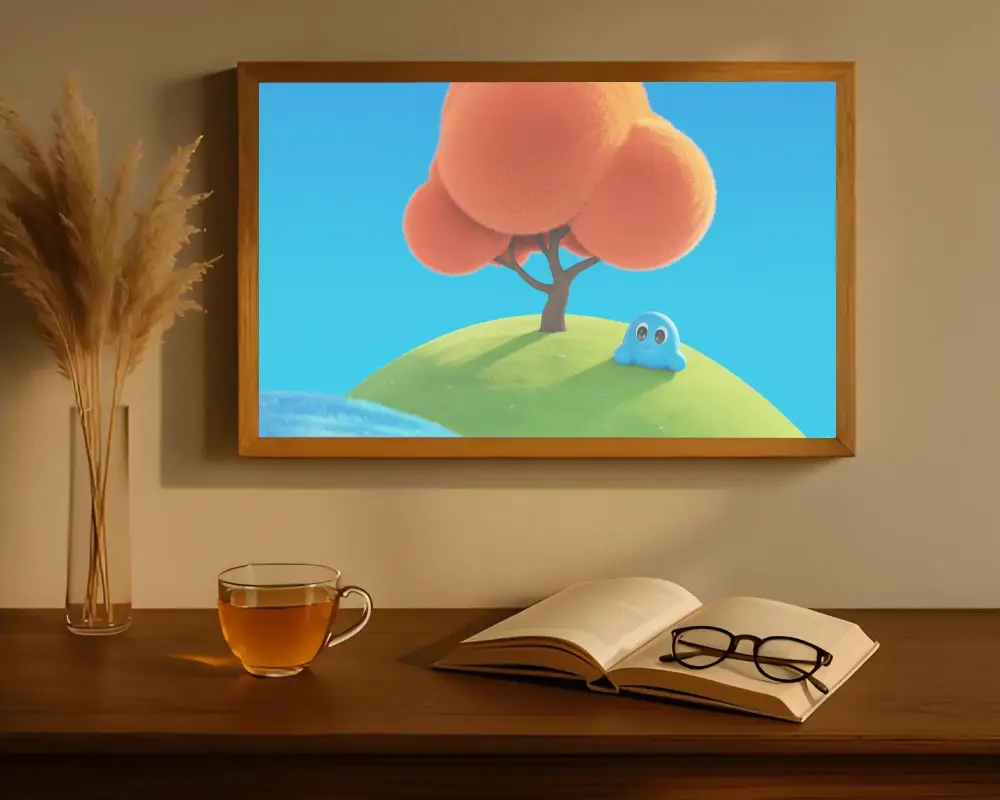 cozy-reading-nook-with-open-book-glasses-hot-tea-and-blank-wall-frame-mockup