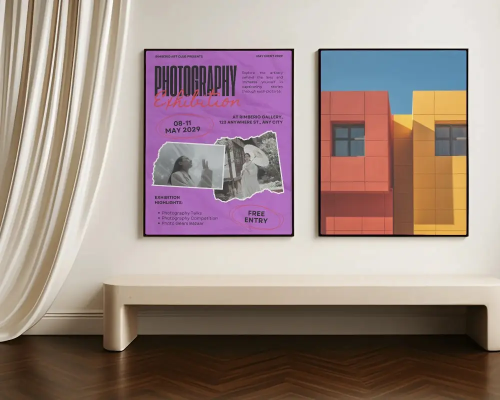 elegant-interior-design-with-blank-frame-mockups-on-wall-and-floor-seating