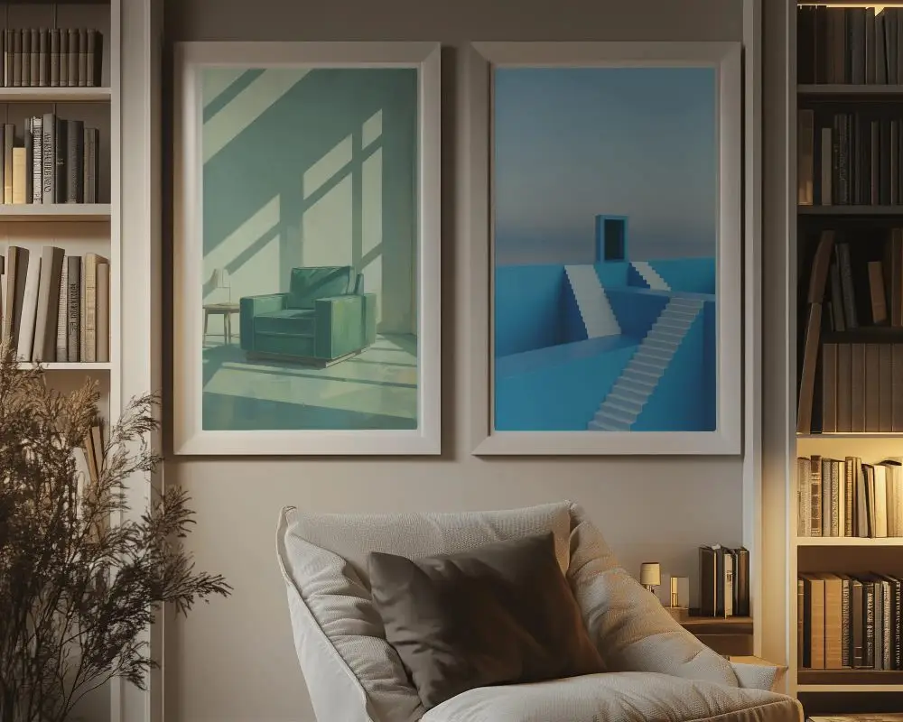 cozy-reading-nook-with-modern-minimalist-frame-mockup-and-decorative-bookshelf