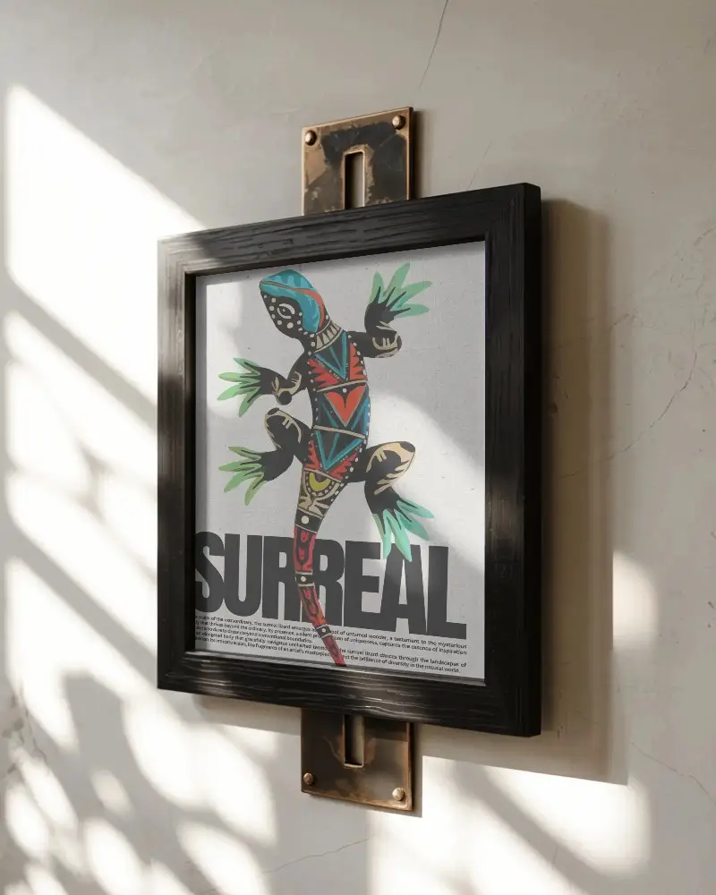 contemporary-square-frame-on-textured-wall-with-natural-light-shadow-patterns