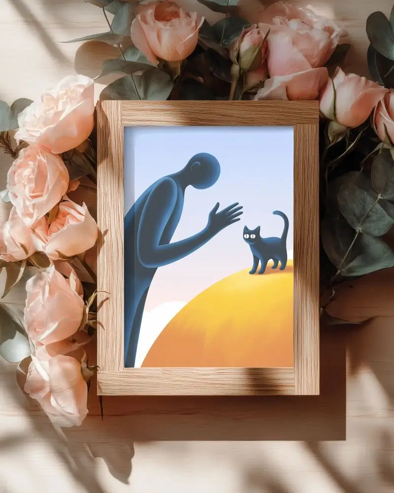 floral-decorative-frame-mockup-with-soft-petals-and-natural-light-shadow-play