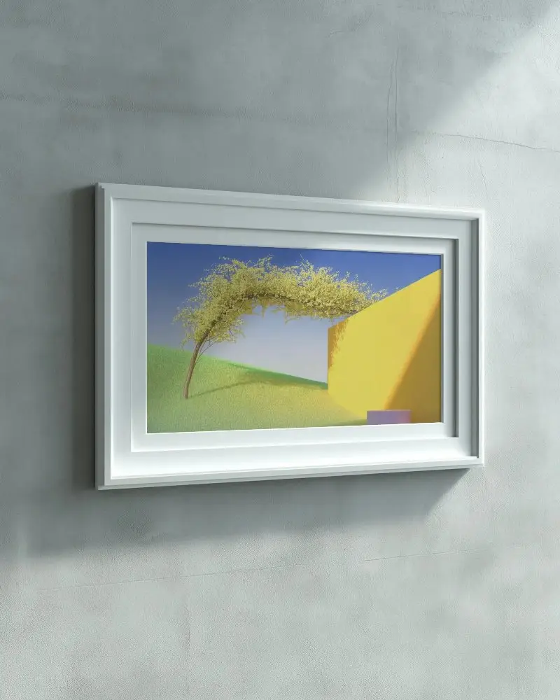 Elegant Simple Picture Frame Mockup For Graphic Designers To Showcase Photography Artwork