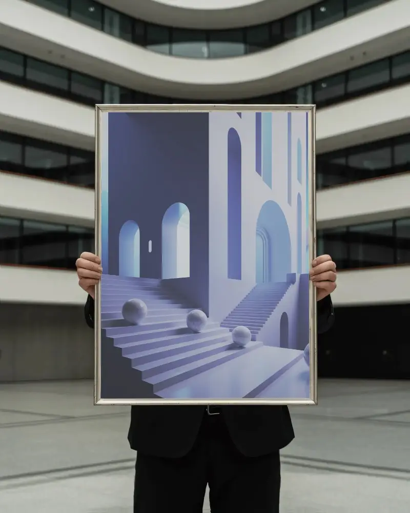 Professional Presentation Frame Mockup For Business Promotion And Creative Design Showcase