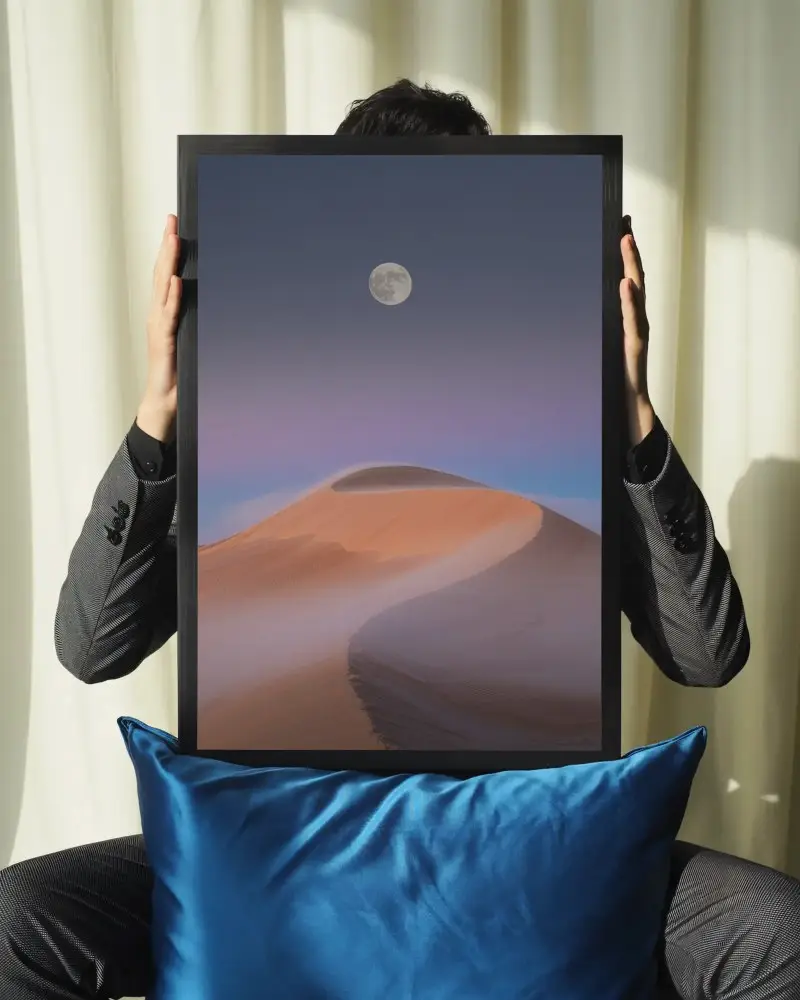 Minimalist Portrait Frame Mockup For Art Gallery Presentation And Creative Display Needs