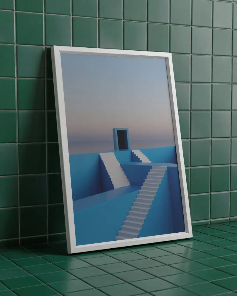 Sleek Minimalist Frame Mockup For Design Presentation And Creative Display Purposes