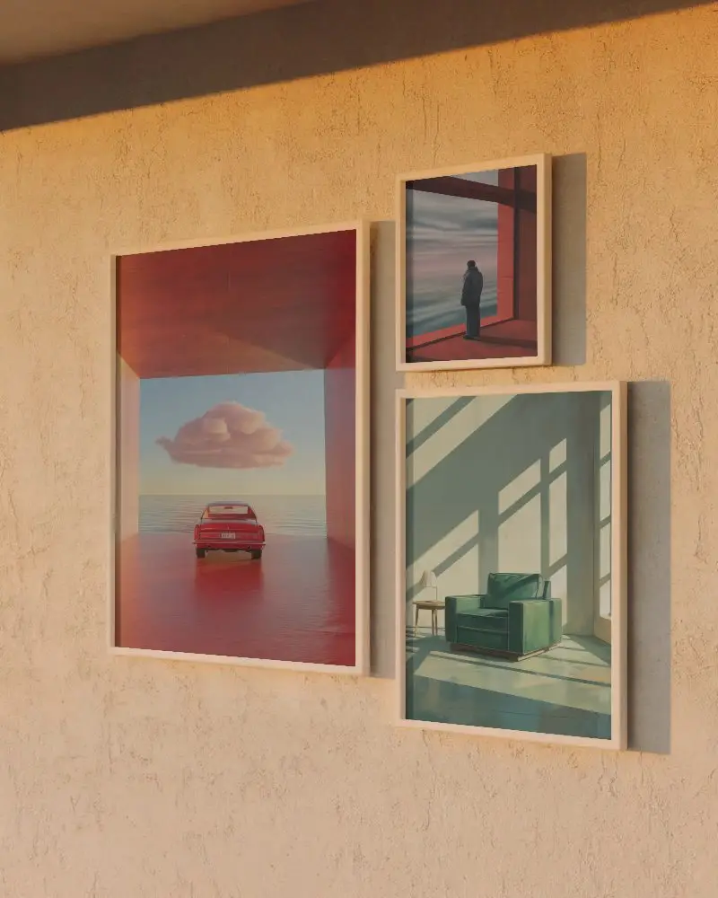 Modern Minimalist Wall Frame Mockups For Art Display Or Interior Design Showcase Ideas