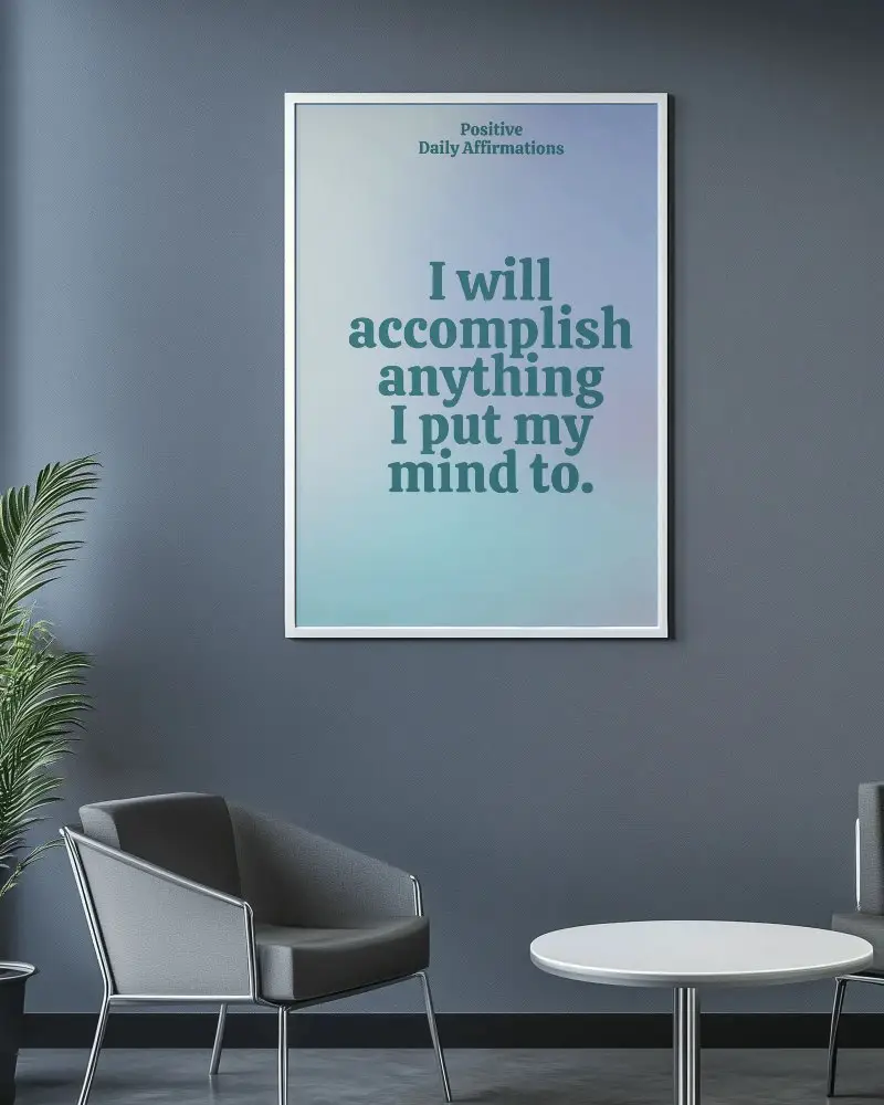 Sleek Office Wall Photo Frame Mockup With Modern Furniture Elegant Grey Interior For Professional Design Display