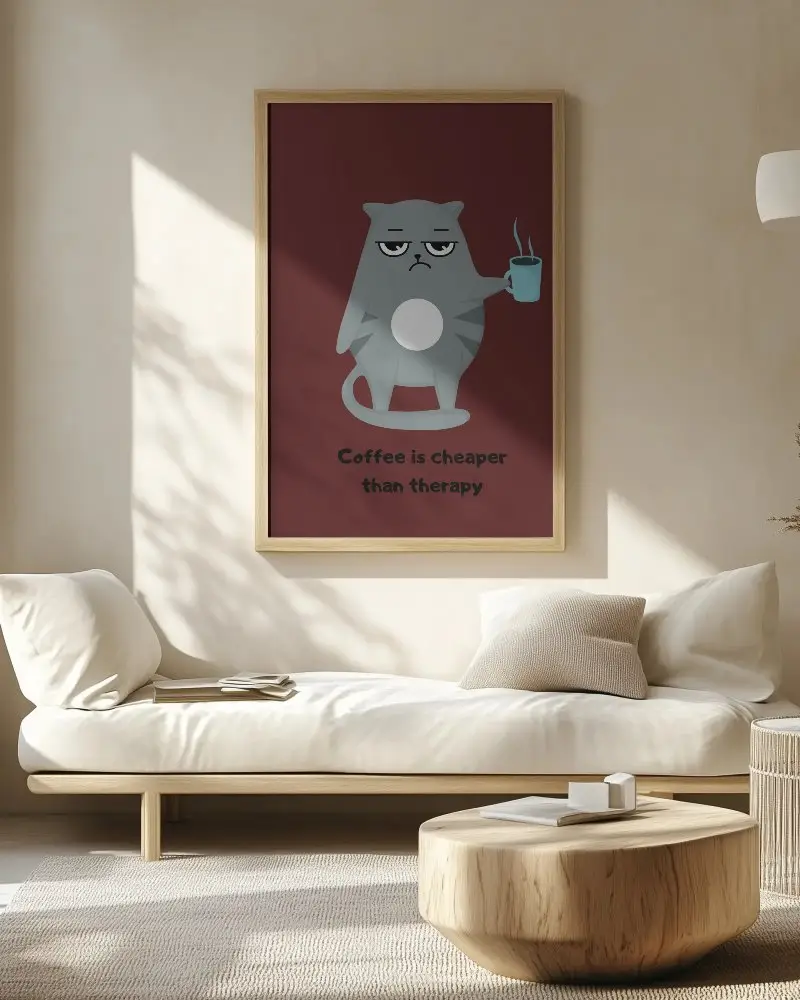 Neutral Boho Bedroom Photoframe Mockup Closeup Of Modern Minimalist Wall Art Above Textured Bed Setting Cozy And Natural Aesthetic 0240