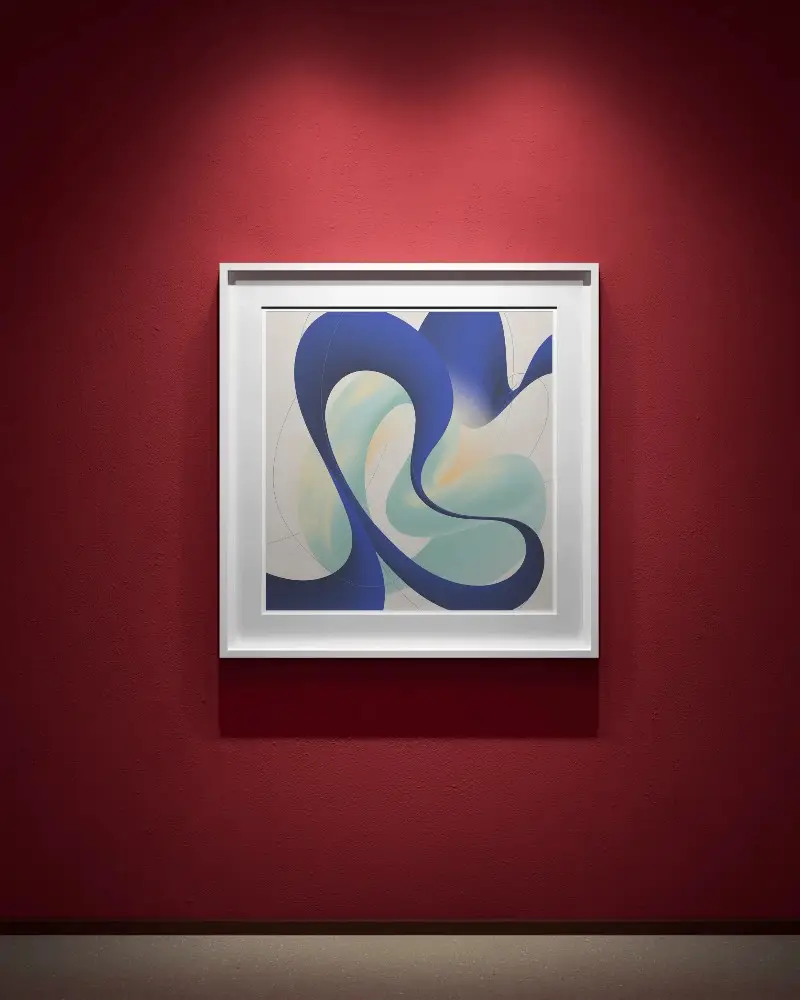 Modern Square Frame Mockup For Art Display And Creative Wall Decoration Presentation