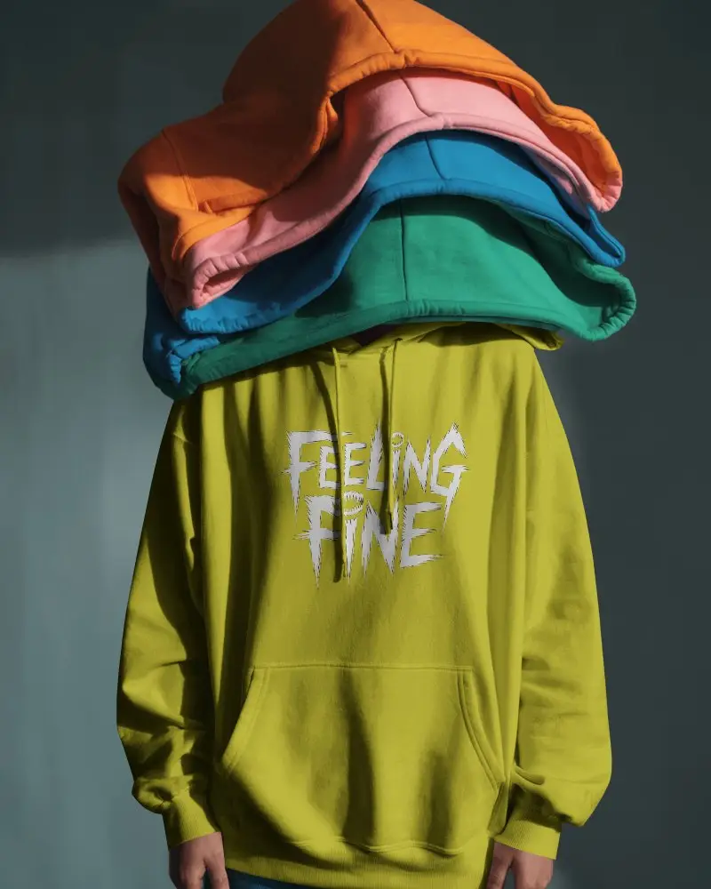 Cozy Casual Styled Unisex Hoodie With Front Kangaroo Pocket And Adjustable Drawstring Hood