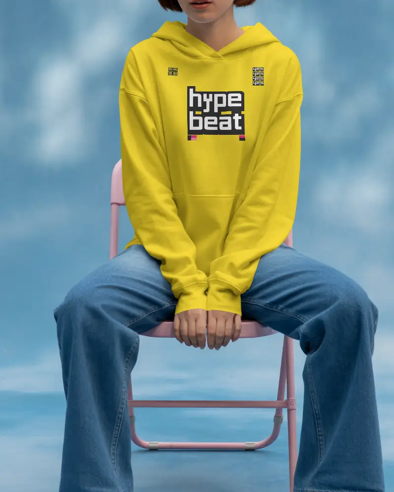 Casual Hoodie Mockup For Streetwear Fashion Brand Promotion And Online Store Display