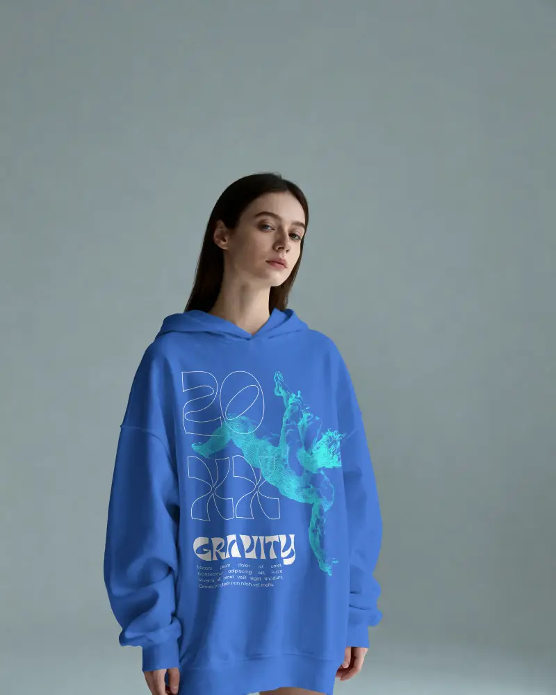 Minimalist Plain Hoodie Mockup For Custom Graphic Designs And Branded Apparel