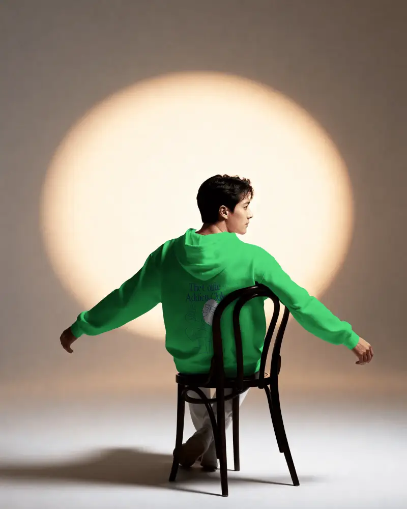 Modern Stylish Hoodie Mockup Showcasing Back View For Design Presentation