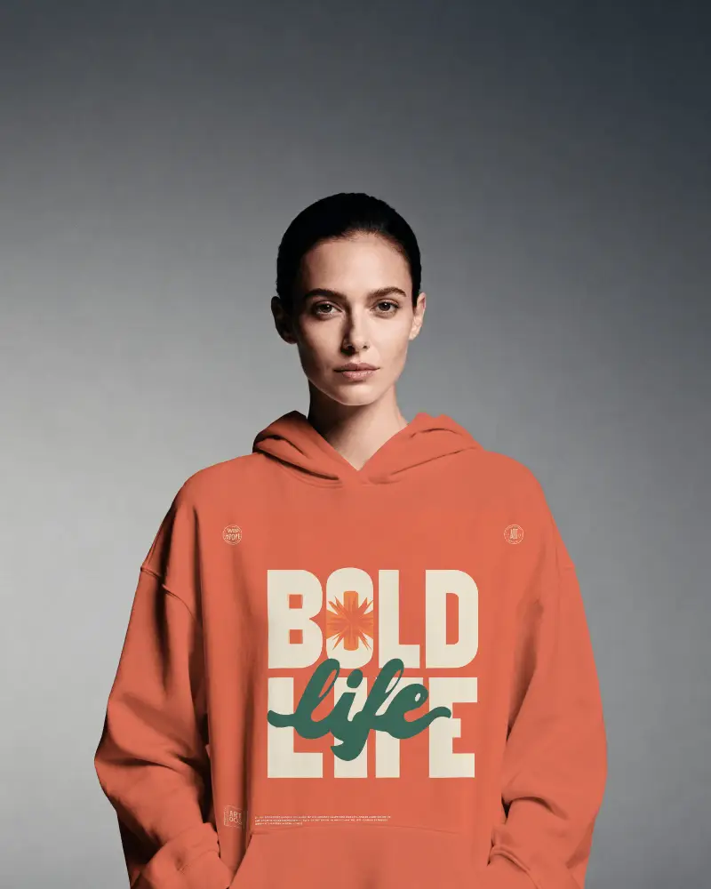 Oversized Comfort Hoodie Mockup For Layered Outfits And Loungewear Fashion Statement