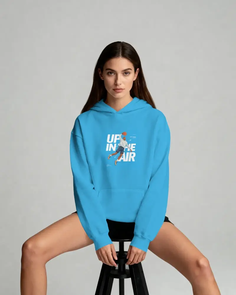 Trendy Comfortable Relaxed Fit Hoodie Mockup With Hood And Front Pocket For Casual Wear