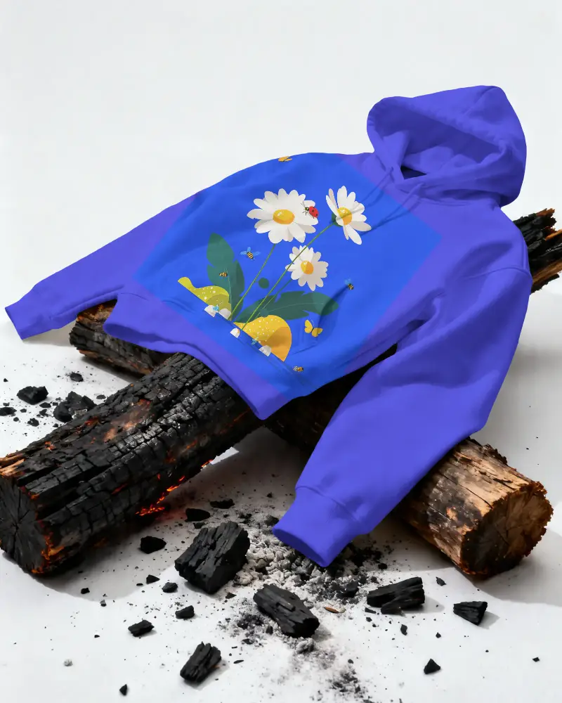 Cozy Warm Hoodie Mockup With Adjustable Drawstrings And Front Pocket For Design