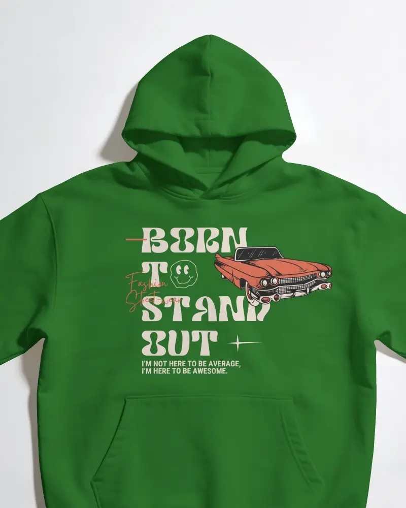 Close Up Hoodie Mockup Flat Lay Showing Front Pocket Hood And Realistic Fabric Texture Composition