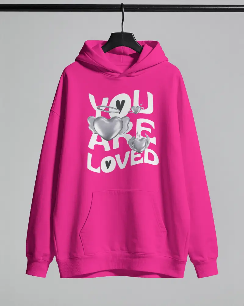 Comfortable Oversized Hoodie Mockup With Front Pocket Soft Cotton Fabric For Everyday Wear Fashion