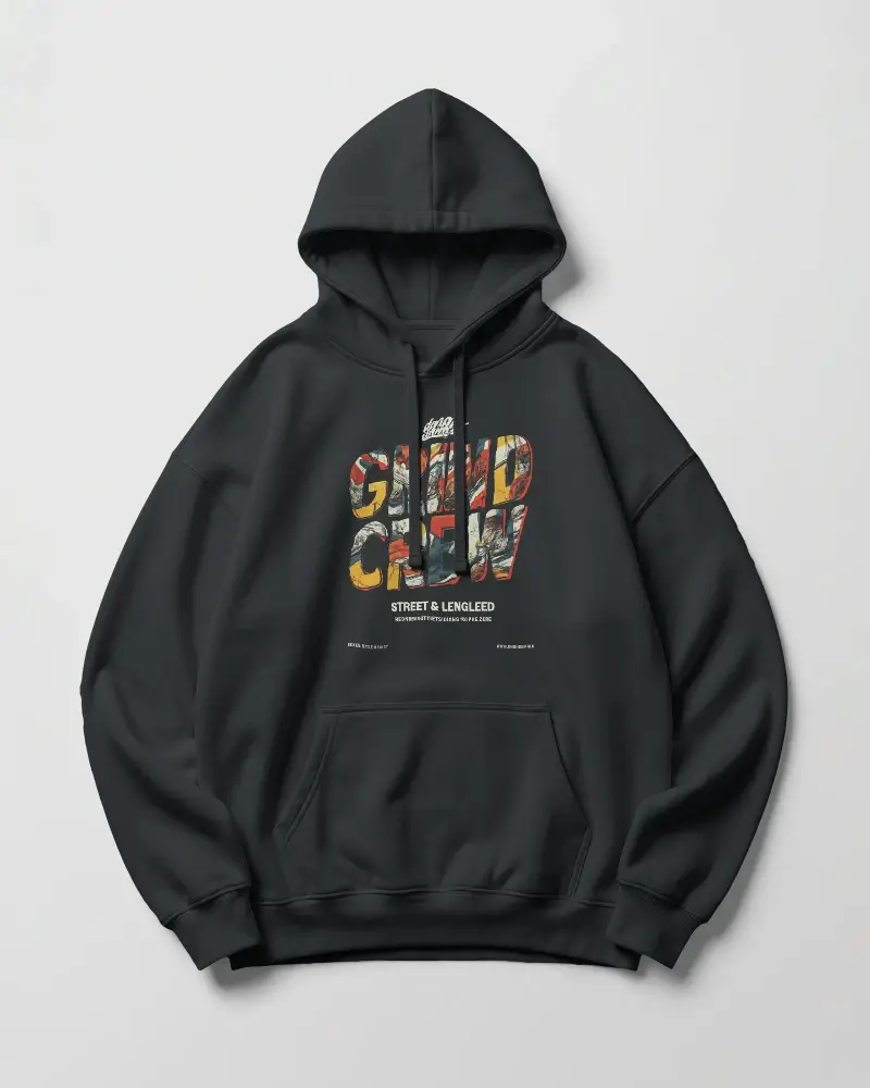 Premium Quality Plain Hoodie Mockup With Front Pocket And Adjustable Drawstring For Comfort Wear