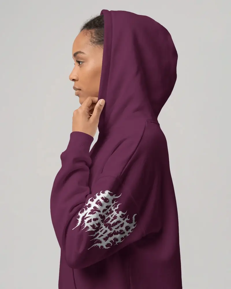 Comfortable Loose Fit Hoodie Mockup For Casual Wear Mockup Template For Fashion Design Brands