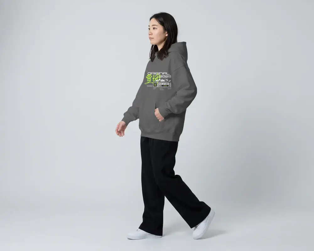 Casual Loose Fit Hoodie Mockup Women Stylish Comfortable Everyday Wear Essentials