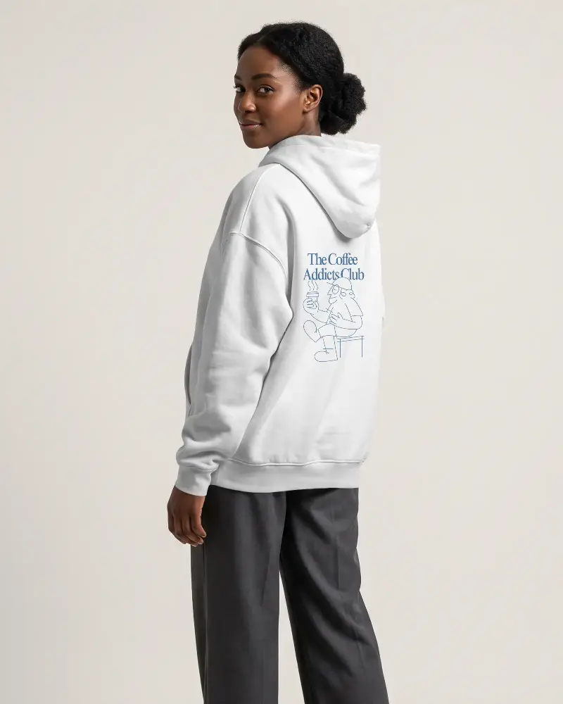 Cozy Warm Hoodie Mockup Casual Wear With Relaxed Fit And Soft Fabric For Everyday Style