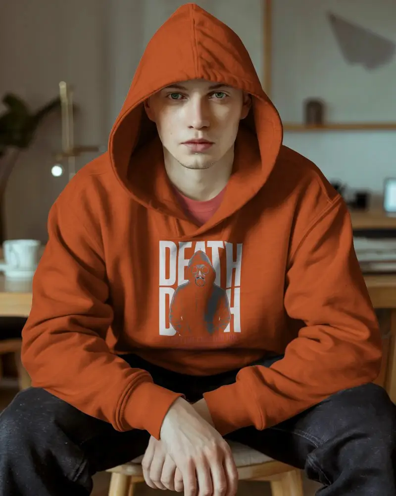 Casual Comfort Hoodie Mockup For Men With Relaxed Fit Perfect For Everyday Wear And Layering