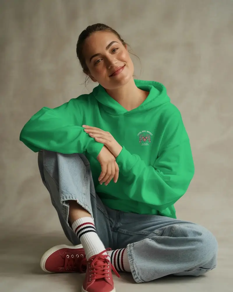 Comfy Casual Hoodie Mockup For Womens Relaxed Fit Fashion And Lifestyle Brand Promotion