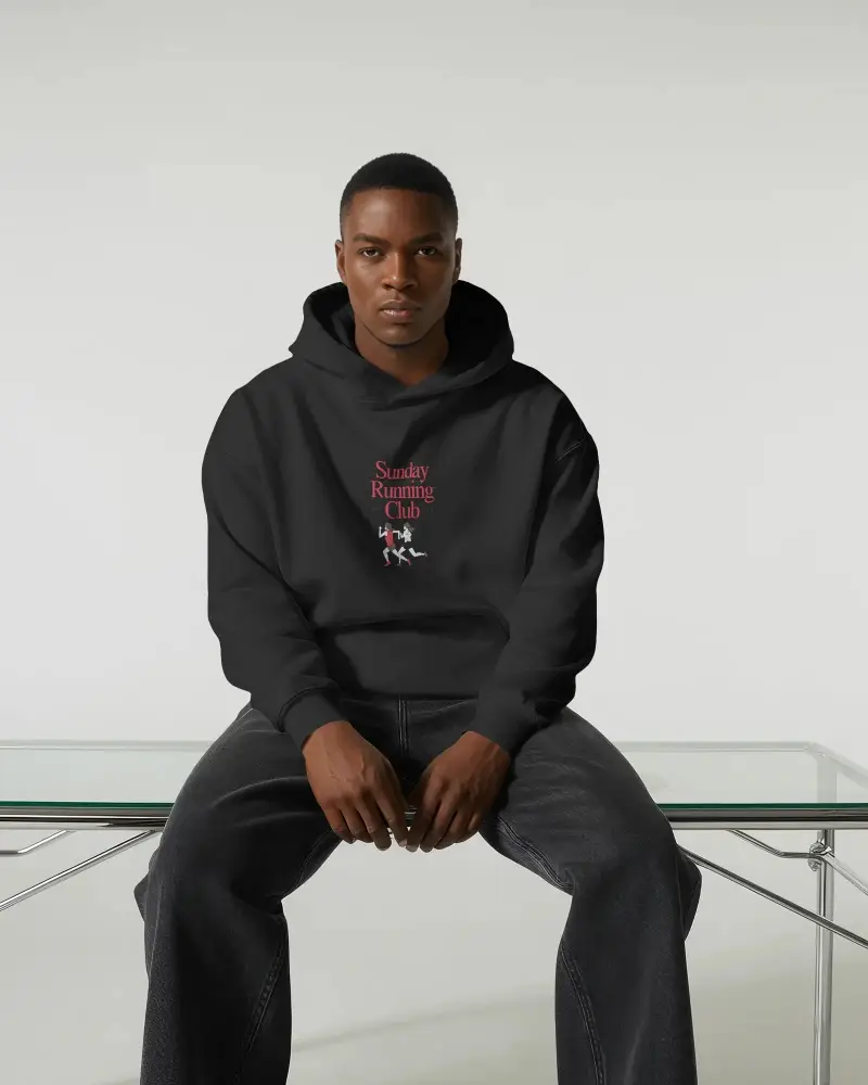 Premium Quality Men Hoodie Mockup With Soft Fabric Ideal For Winter Casual Outfit Collection