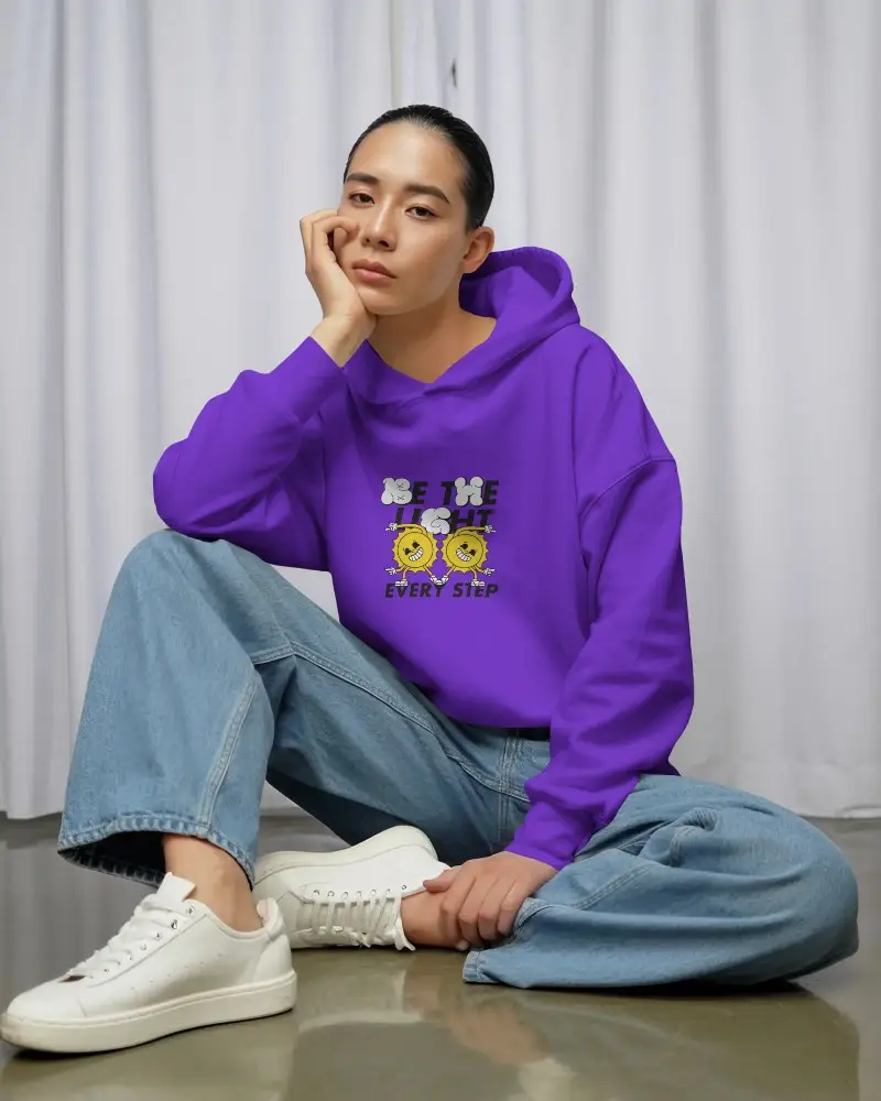 Street Style Hoodie Mockup With Relaxed Fit Ideal For Layering Womens Casual Outerwear Fashion