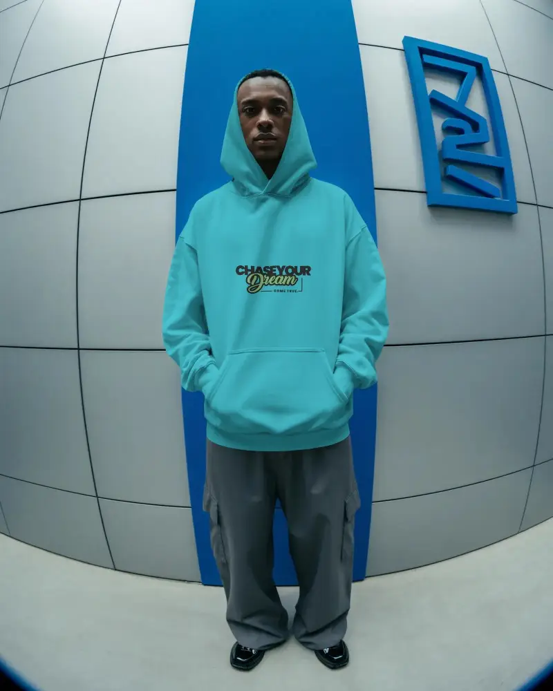 Urban Style Oversized Hoodie Mockup Ready For Personalized Printing Projects