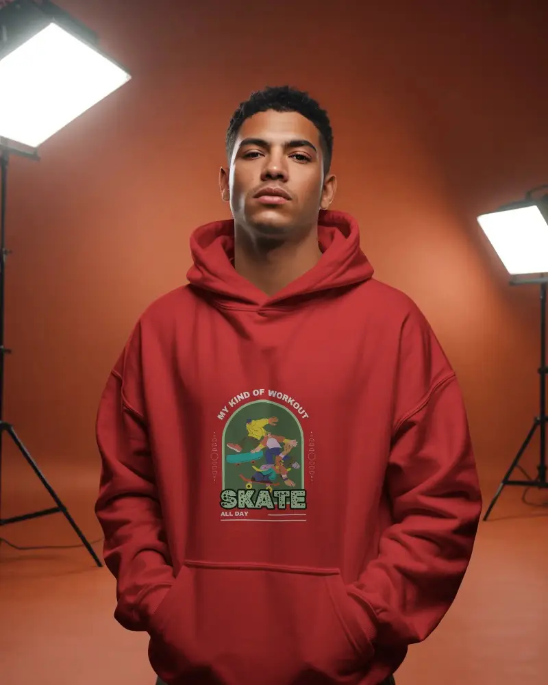 High Quality Urban Hoodie Mockup For Custom Sweatshirt Designs And Streetwear Branding