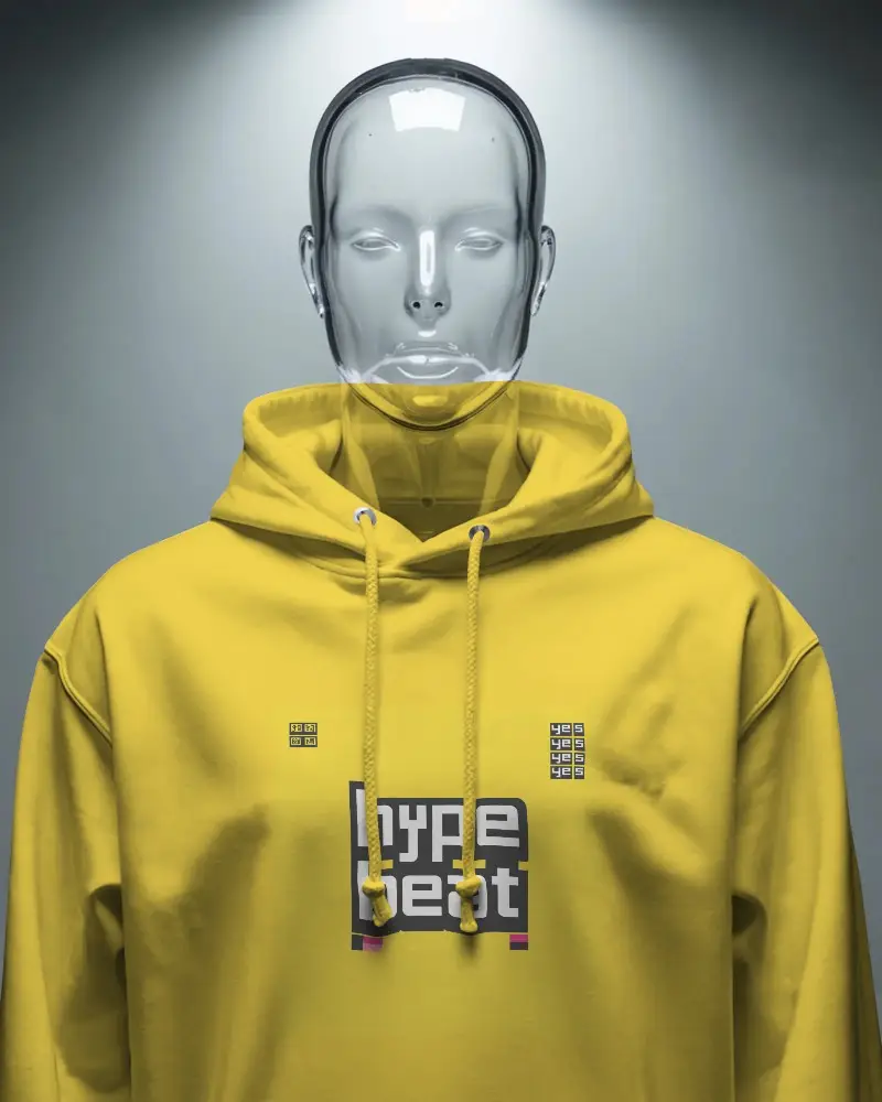 Sleek Minimalist Hoodie Mockup For Streetwear Branding And Customapparel Design Presentations