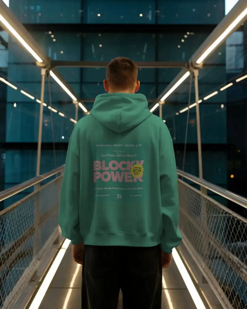 Premium Quality Oversized Hoodie Mockup For Casual Look And All Day Comfort Wear