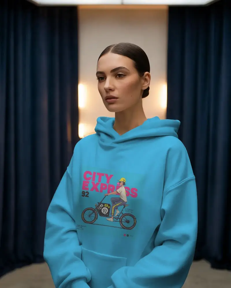 Soft Comfortable Hoodie Mockup With Relaxed Fit And Modern Minimalist Style For Branding