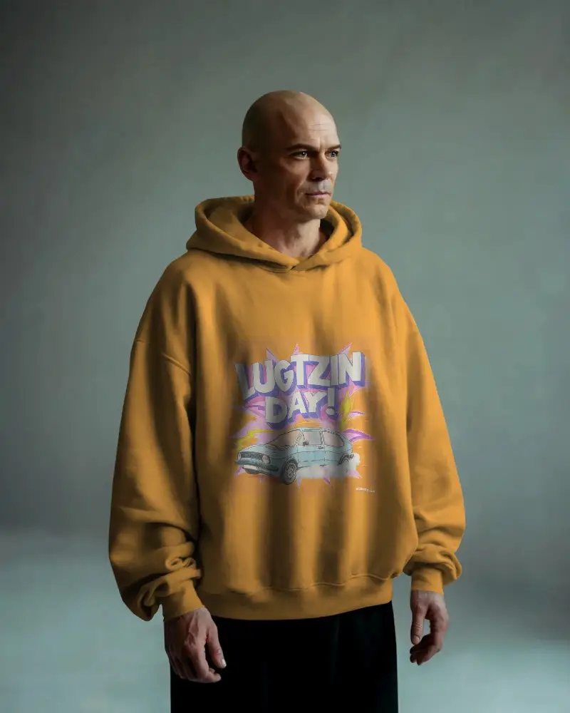 Oversized Minimalist Hoodie Mockup For Men Comfortable Casual Wear Fashion Photography