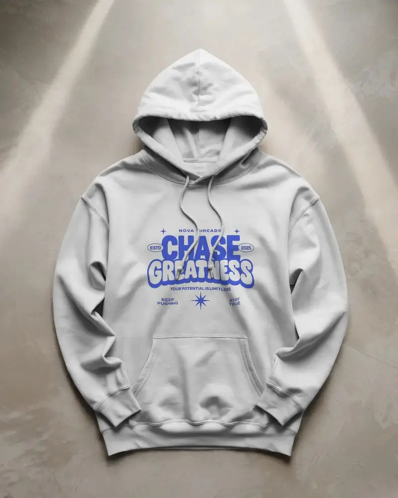 Comfortable Casual Hoodie Mockup For Easy Customization And Stylish Wear Perfect For Everyday