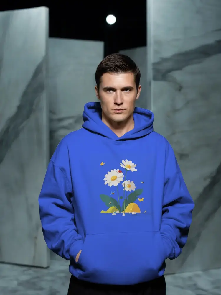 Modern Relaxed Fit Comfortable Hoodie Mockup Designed For Casual Wear Branding