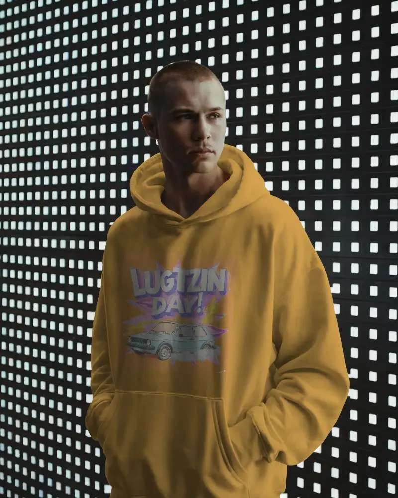 Stylish Minimalist Hoodie Mockup With Adjustable Hood And Ribbed Cuffs For Trendy Look