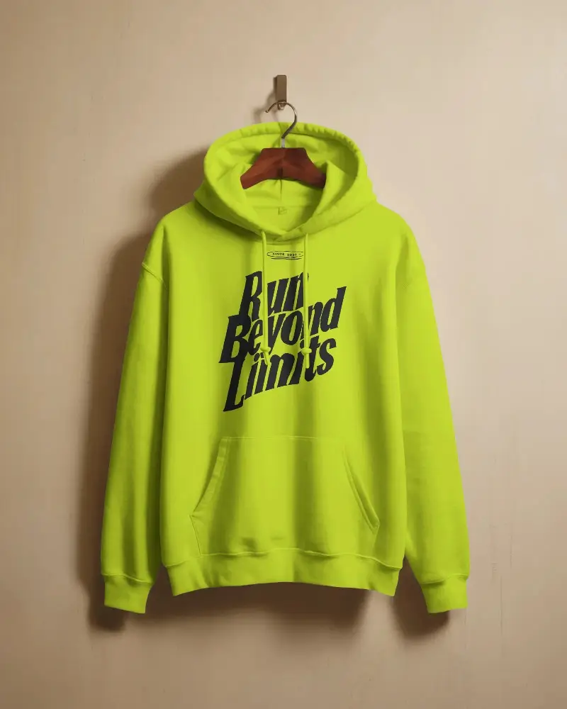 Premium Comfort Hoodie Mockup With Adjustable Drawstrings And Front Kangaroo Pocket