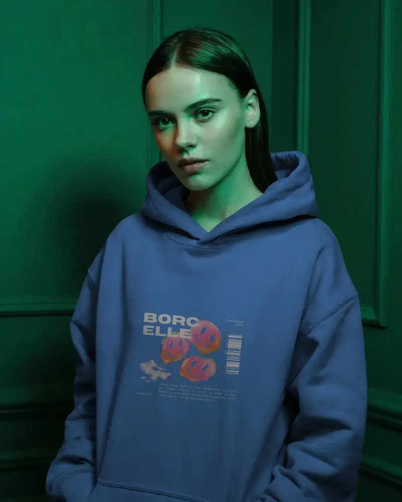 Premium Comfortable Hoodie Mockup For Fashion Brands And Custom Apparel Designs